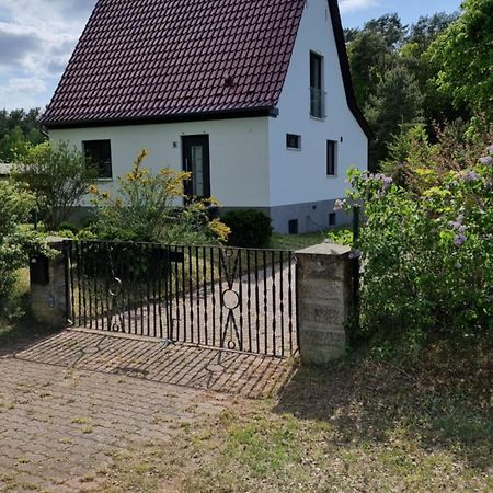 Mecklenburgische Seenplatte - Fh Mit Optionalem Steg Und Ruderboot Grosszerlang エクステリア 写真